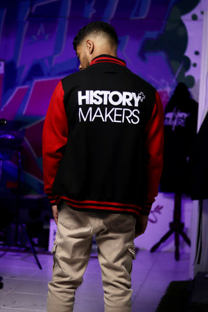 
                  
                    Load image into Gallery viewer, History Makers 02 Collection • Alumni Jacket ( Fire Red )
                  
                