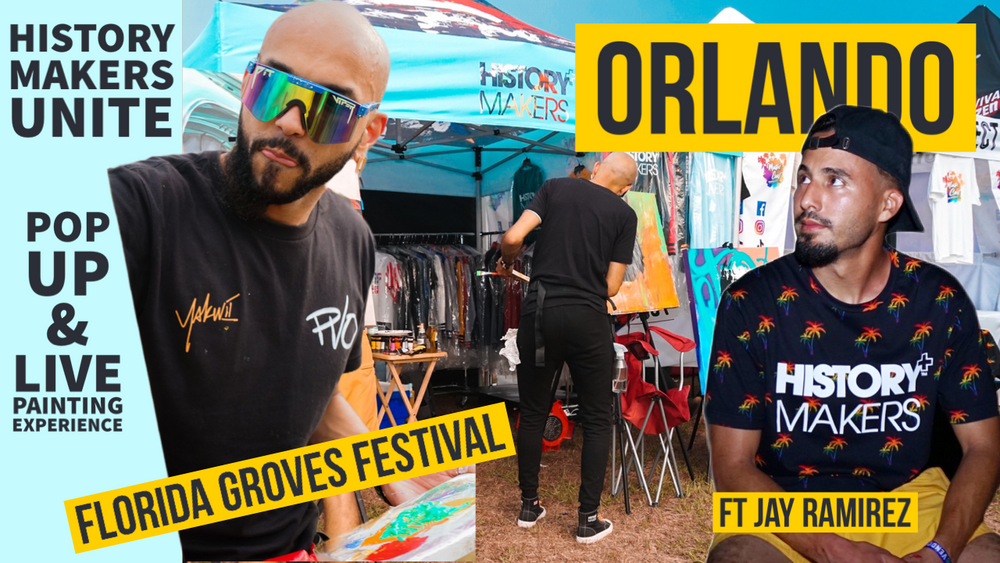 History Makers Unite: Road to Florida Groves Fest - Pop Up & Live Painting Experience Documentary
