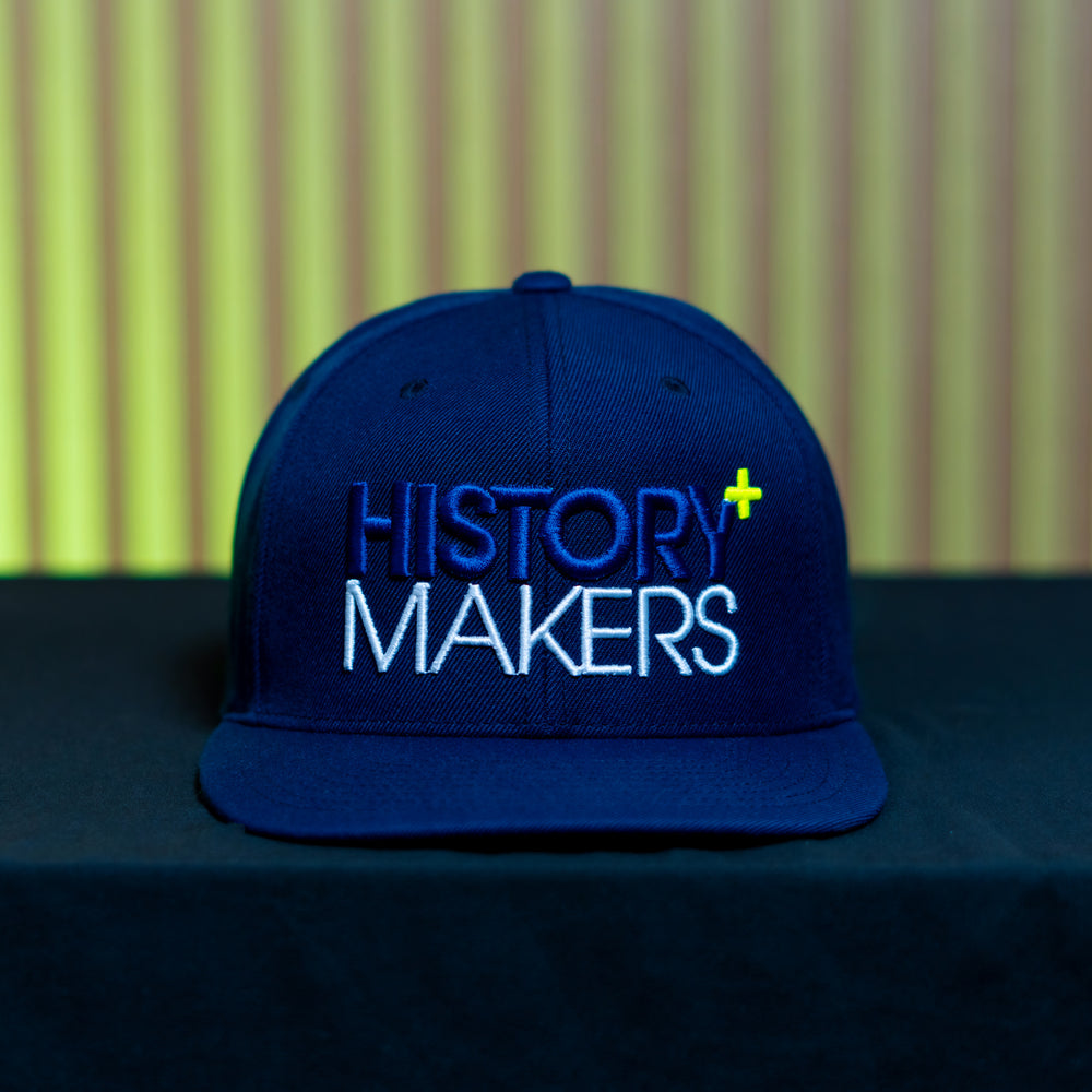 History Makers 02 Wavy Navy Collection • Navy & White 26' Snapback