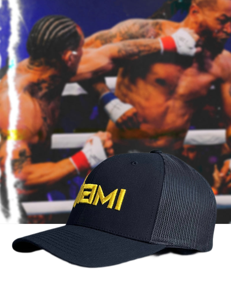 
                  
                    Load image into Gallery viewer, Uly Monster • Monster Miami Matellic Gold Trucker Hat
                  
                