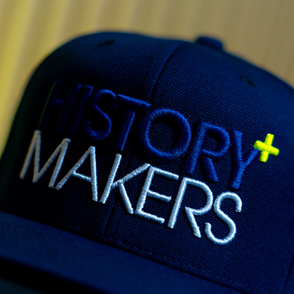 History Makers 02 Wavy Navy Collection • Navy & White 26' Snapback