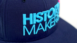 
                  
                    Load image into Gallery viewer, History Makers 02 Wavy Navy Collection •  Miami Vice Snapback
                  
                