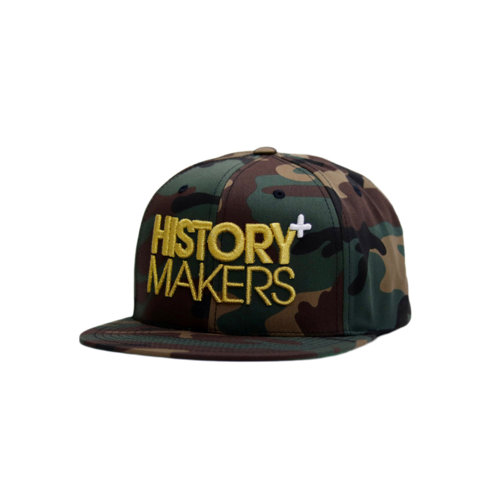 History Makers 02 Collection • Camo & Gold Snapback